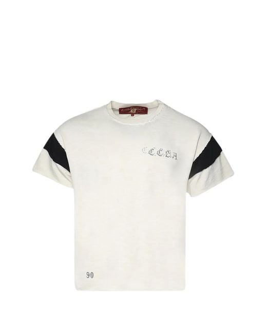 Crazy Clown L.A. White Dtla Logo-Print T-Shirt for men