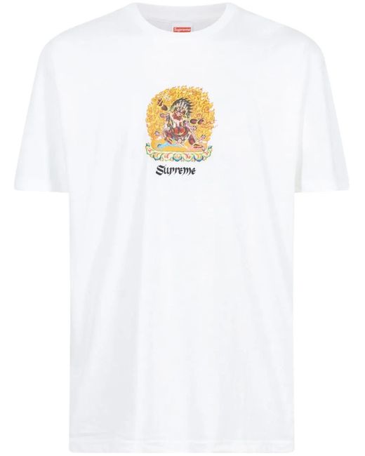 Supreme White Person Short-Sleeve T-Shirt