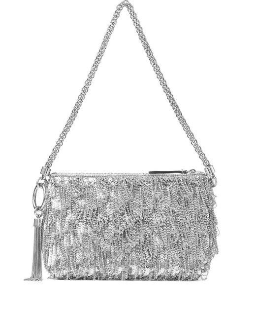 Jimmy Choo Callie Kleine Schoudertas in het Gray