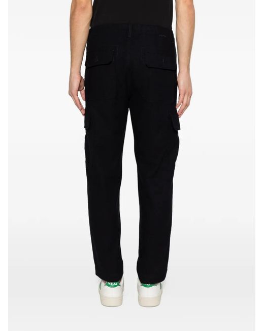 Incotex Black Cargo Trousers for men