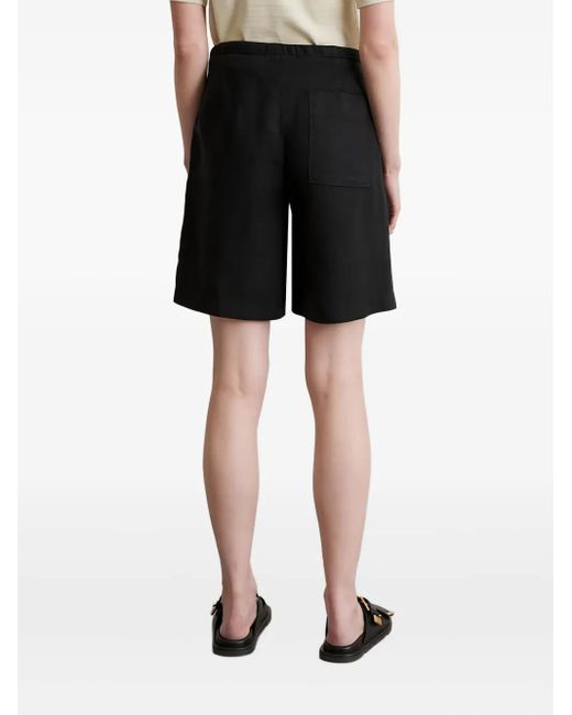 Marc O' Polo Black Drawstring-Waist Shorts