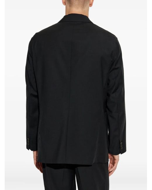 Emporio Armani Black Tailored Blazer for men