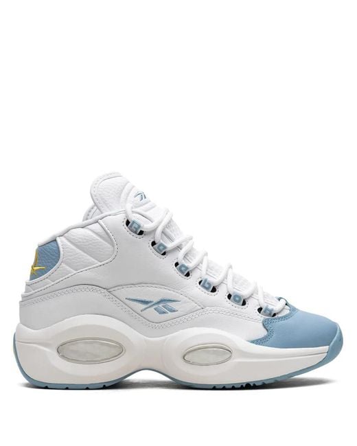 Reebok White Question Mid Sneakers