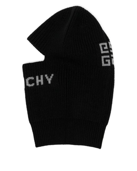 Passamontagna Con Logo di Givenchy in Black da Uomo