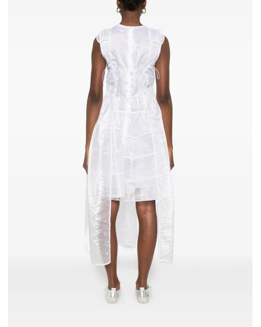 CECILIE BAHNSEN White Camilla Midi Dress