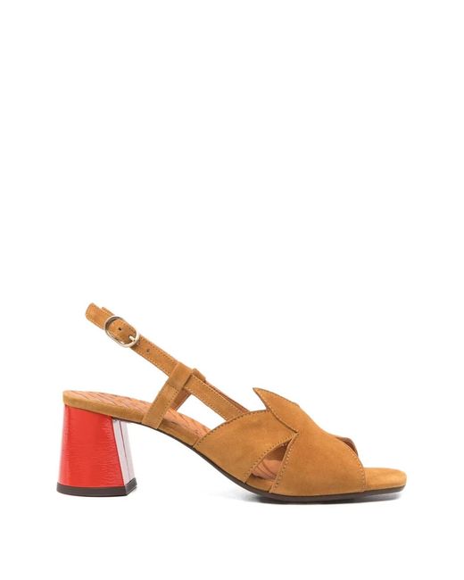 Chie Mihara Brown Sandales À Découpes