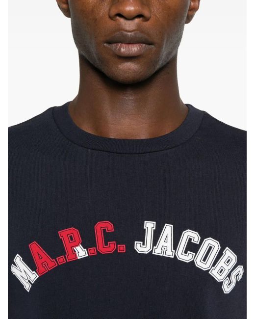 A.P.C. Blue X Marc Jacobs Logo-Print T-Shirt