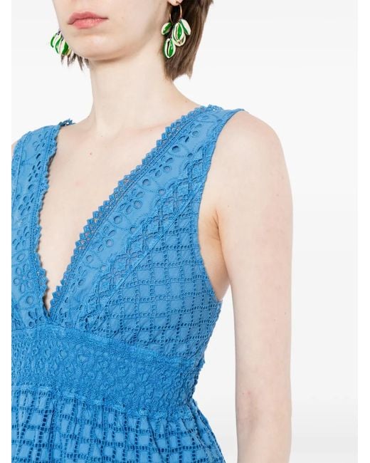 Temptation Positano Blue Cappero Mini Dress