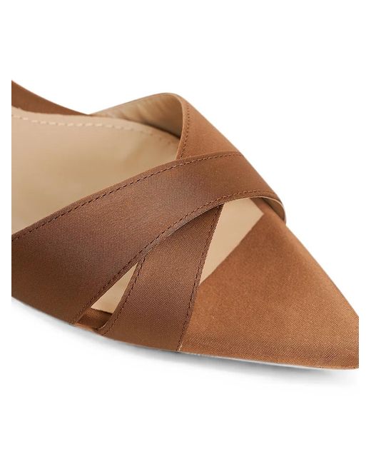 Ginissima Natural Thea Pointed-Toe Slingback Sandals