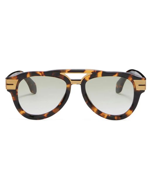 Palm Angels Brown Paradise Sunglasses