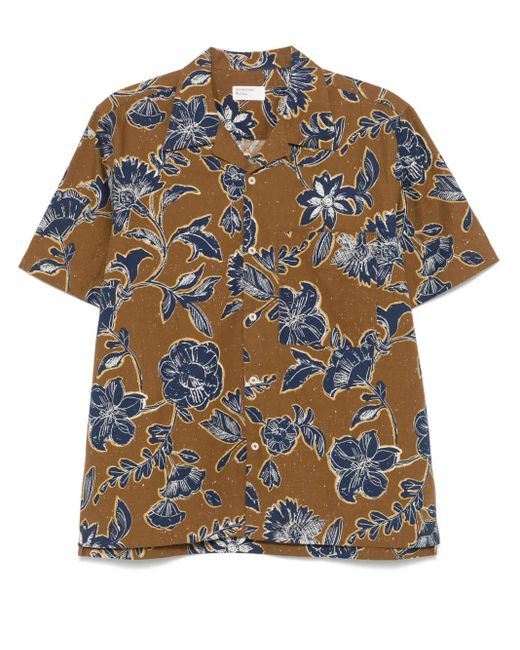 Camisa con estampado floral Universal Works de hombre de color Brown