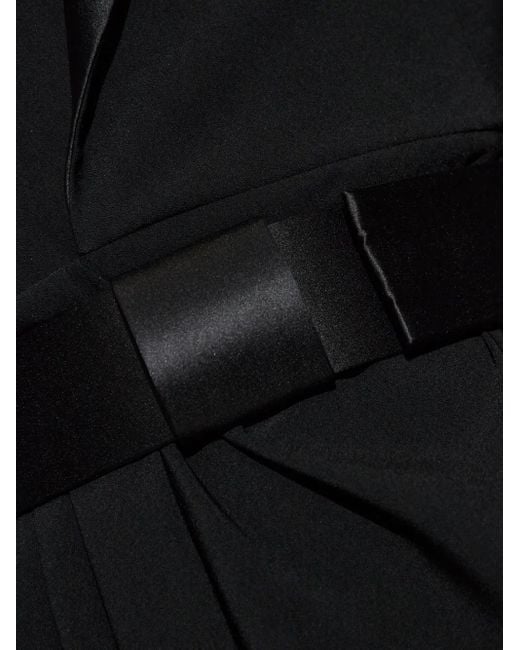 DSquared² Black Tailored Maxi Dress
