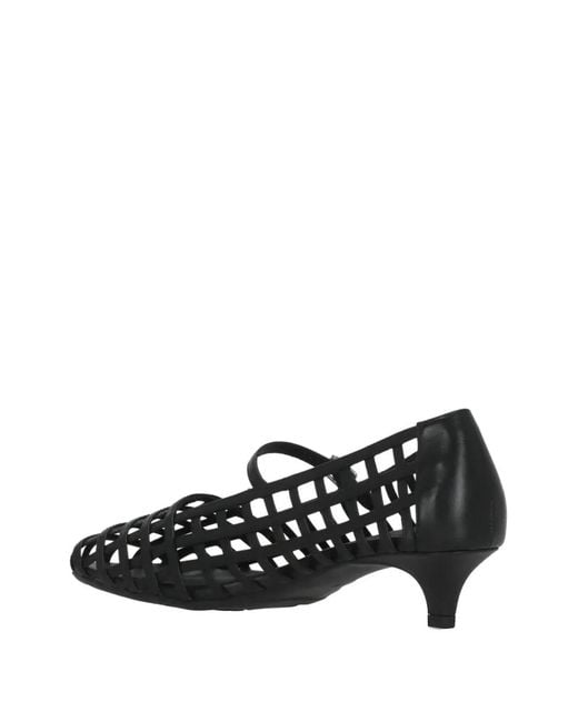 Ash Black 50Mm Ego Heeled Pumps