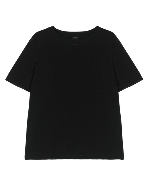 Joseph Rubin Crêpe-de-chine Zijden T-shirt in het Black