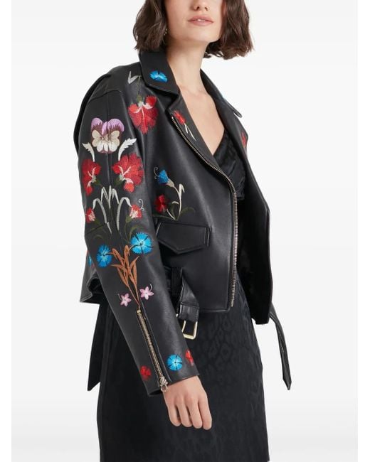 Temperley London Black Toledo Biker Jacket