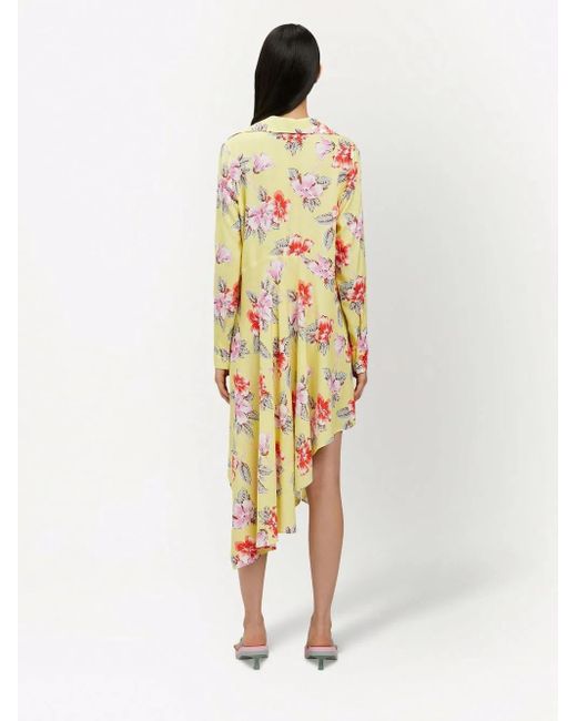 Palm Angels Metallic Printed Dress