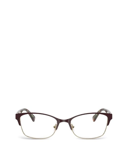 COACH Brown Cat-Eye-Brille