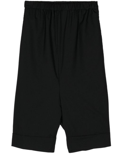 Pantalon en laine à coupe sarouel Junya Watanabe en coloris Black