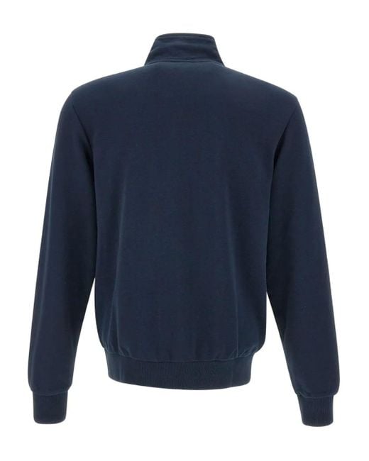 Sun 68 Blue Zip-Up Track Jacket for men