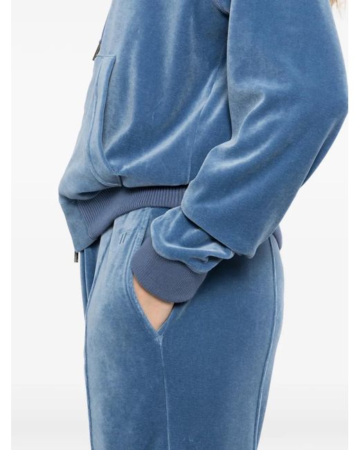 Tom Ford Blue Drawstring Track Pants