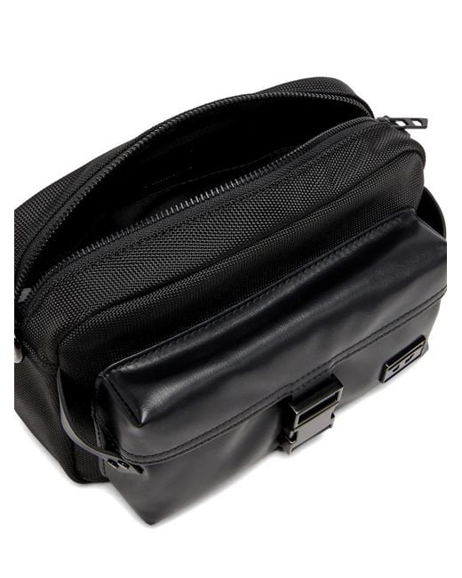 DIESEL Black Multi-Pocket Cross Body Bag