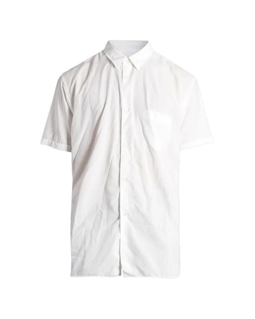 Comme des Garçons White Chemise À Poche Poitrine for men
