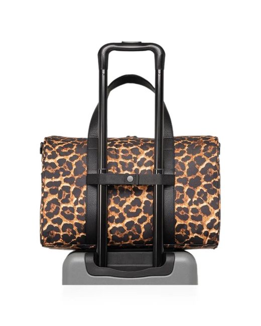 Herschel Supply Co. Black Novel Leopard-Print Holdall