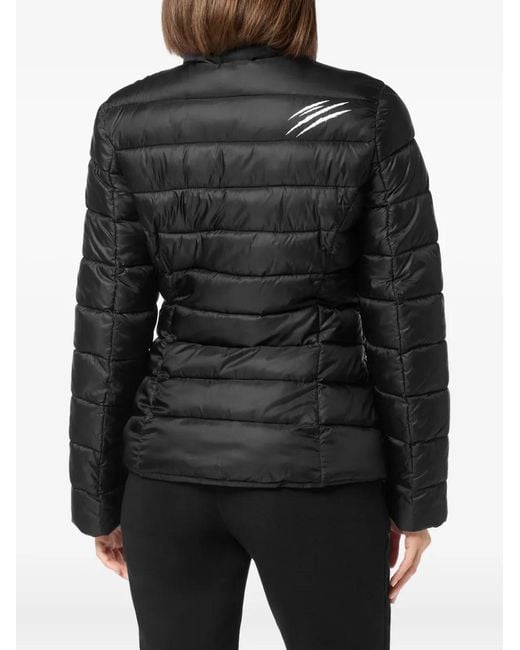Philipp Plein Black Quilted Puffer Jacket