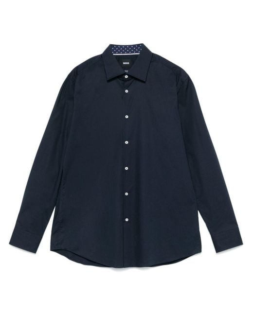 Boss Blue Kent Shirt for men