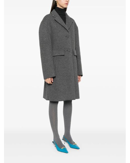 N°21 Gray Single-Breasted Coat