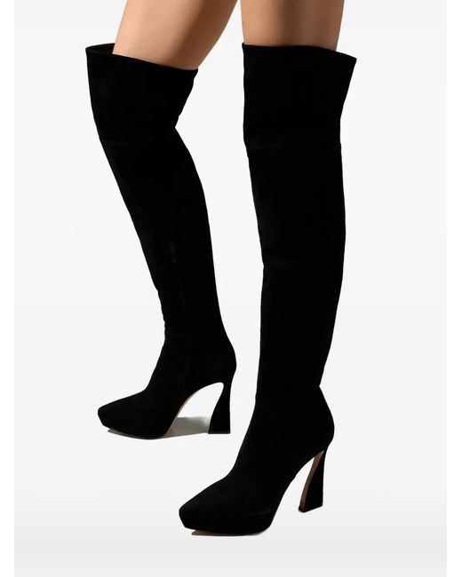 Gianvito Rossi Black Vertigo Suede Boots