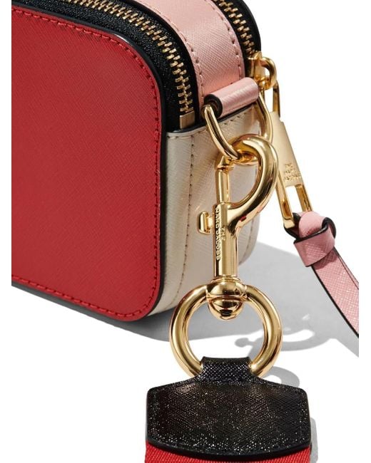 Marc Jacobs True Redsnapshot Leather Cross-body Bag