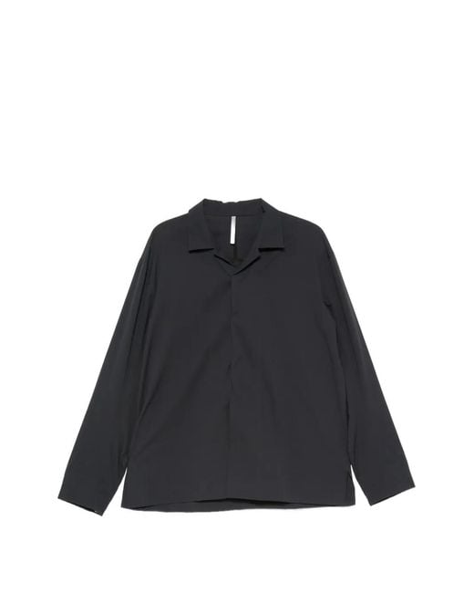 Veilance Black Cusec Long-Sleeve Shirt for men