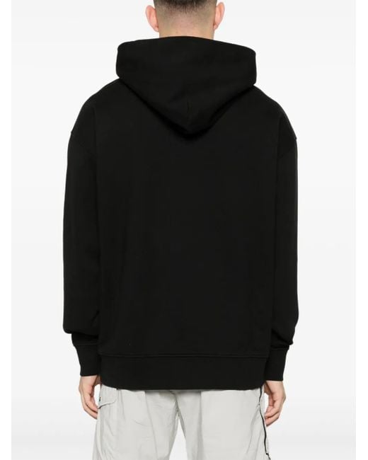 Hoodie Diagonal Fleece C P Company pour homme en coloris Black