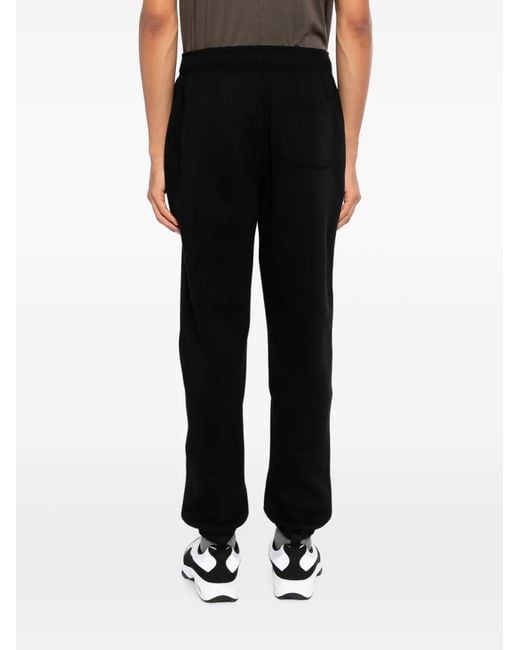 Melt Black Graphic-Print Track Pants for men