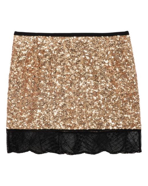 Zadig & Voltaire Metallic Justicias Skirt