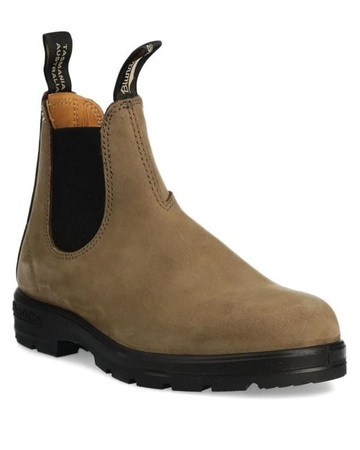 Blundstone Brown Elastic-Sided Leather Boots