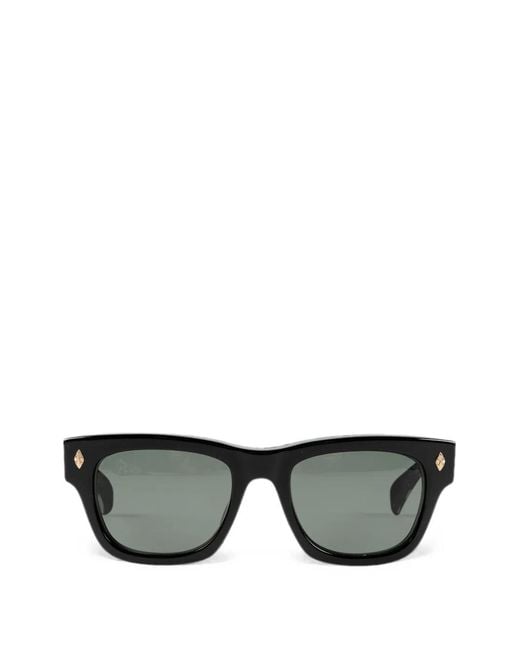Chrome Hearts Black Dick Fitzener Rectangle-Frame Sunglasses for men