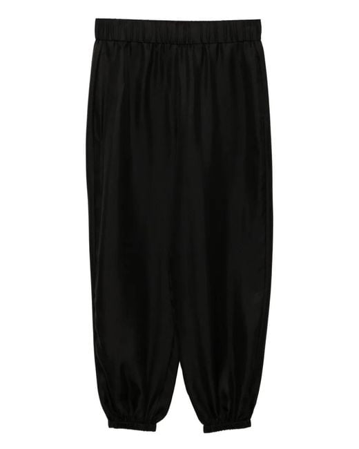 Lisa Yang Cropped Broek in het Black
