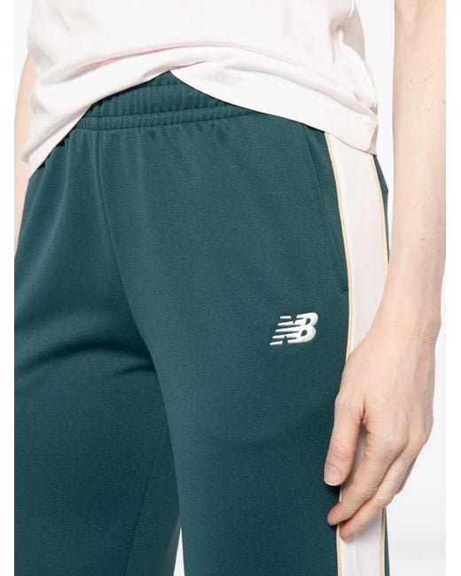 New Balance Green Pantalon De Jogging Interlock