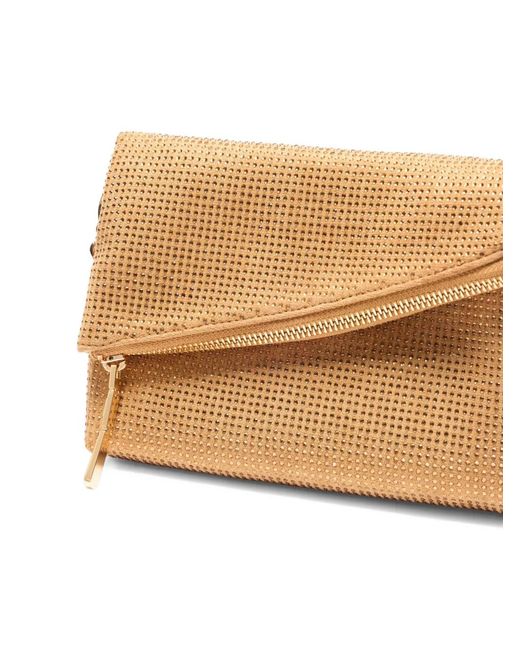 Liu Jo Natural Rhinestone-Embellished Shoulder Bag