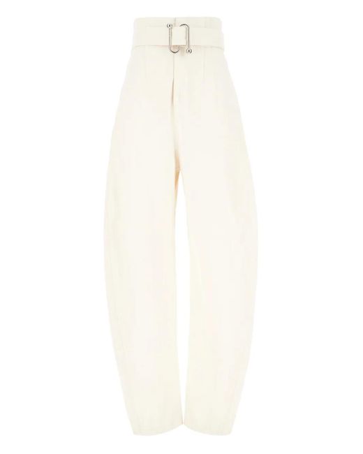Sportmax ワイドジーンズ White
