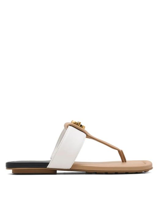 Marc Jacobs The Dual T Sandals in Natural | Lyst