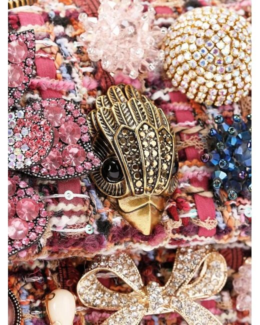 Kurt Geiger Pink Sac À Bandoulière Kensington Tutti Frutti Médium