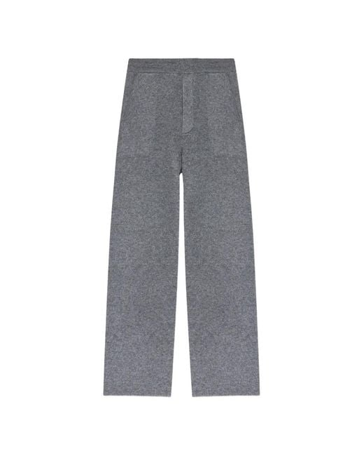 Lisa Yang Gray Pocket Trousers for men