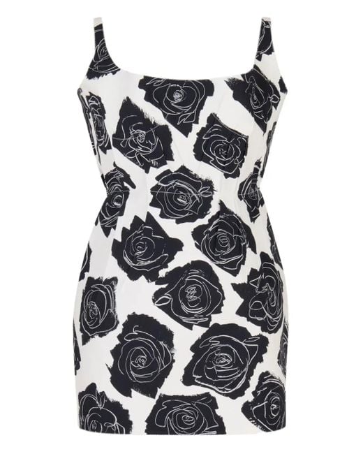 Marni Multicolor Bonded Poplin Mini Dress