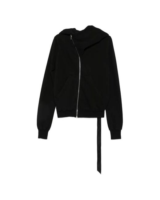 Rick Owens Black Mountain Zip-Up Hoodie for men