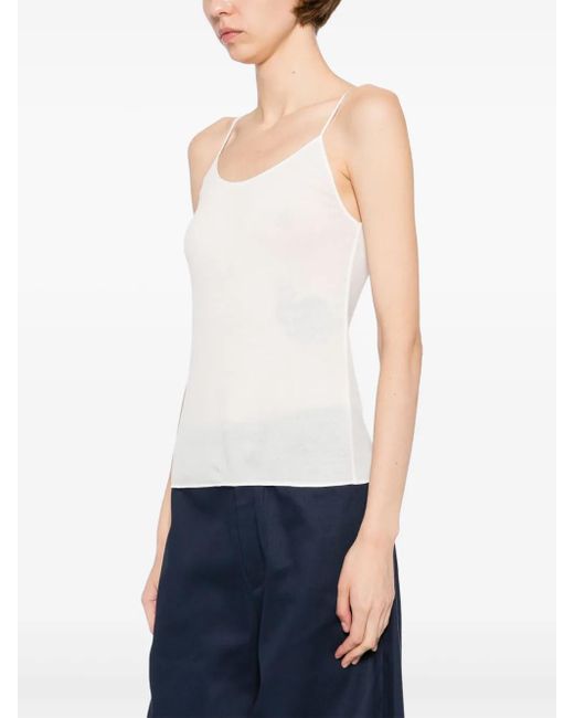 Ruohan White Los Slip Top