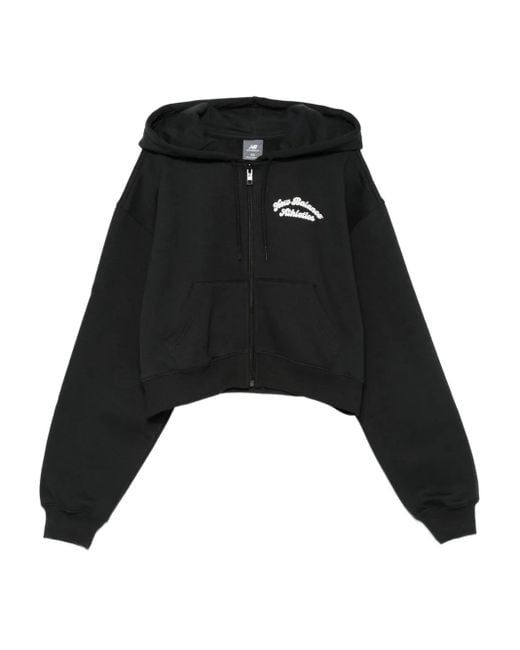 New Balance Black Zip-Up Hoodie