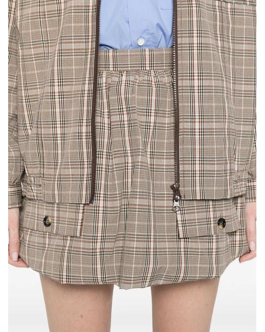 Baum und Pferdgarten Natural Samaya Checked Mini Skirt